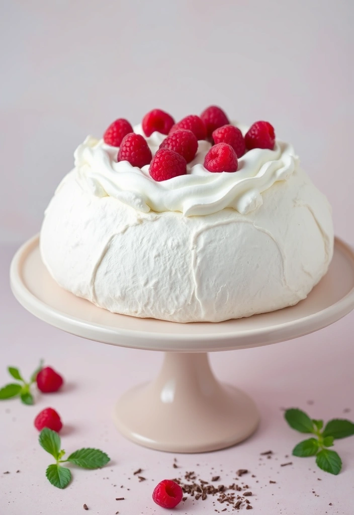 10 Easy Dessert Recipes That Look Fancy but Are Foolproof - 4. Raspberry Pavlova