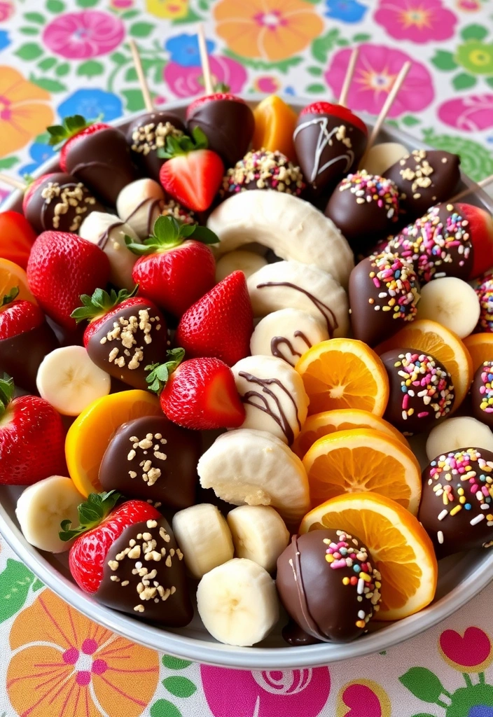 10 Easy Dessert Recipes That Look Fancy but Are Foolproof - 5. Chocolate Dipped Fruit