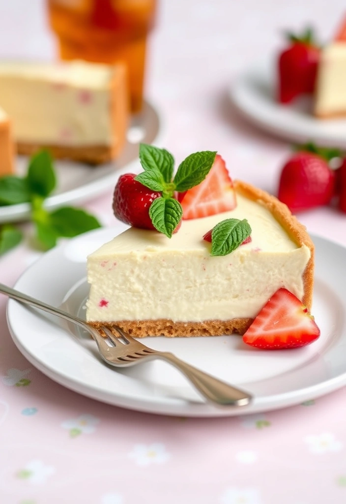 10 Easy Dessert Recipes That Require Just 5 Ingredients - 1. No-Bake Cheesecake