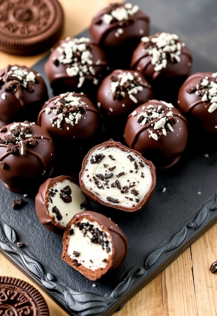 10 Easy Dessert Recipes That Require No Baking - 4. No-Bake Oreo Truffles