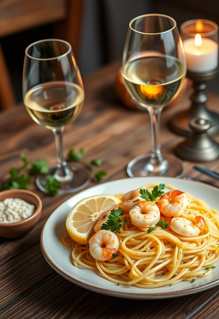 14 Cozy Recipes That Will Warm You Up This Winter - 10. Garlic Butter Shrimp Pasta