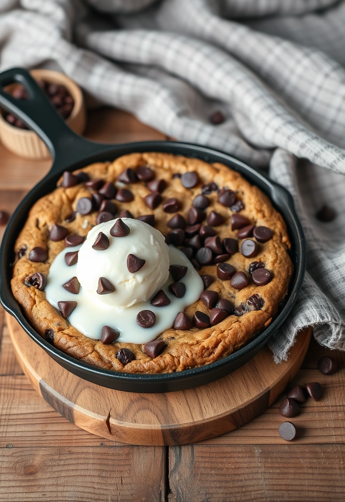 14 Cozy Recipes That Will Warm You Up This Winter - 13. Chocolate Chip Cookie Skillet