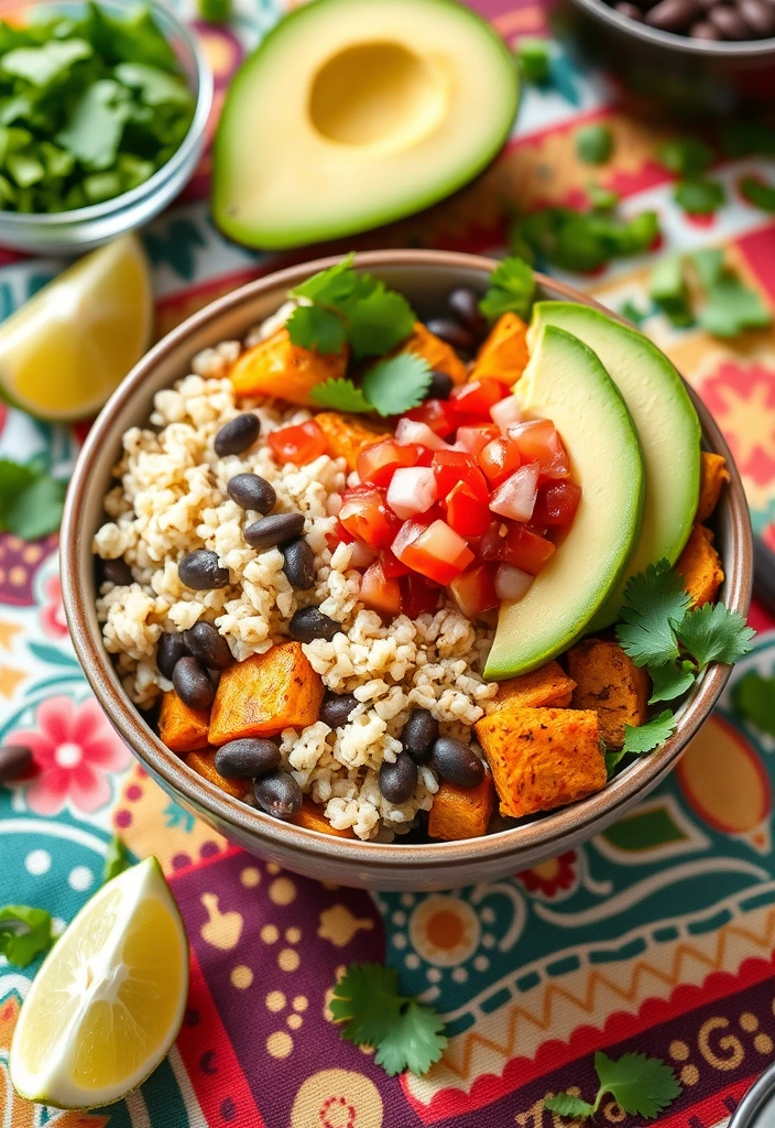 15 Easy Vegan Meals That Even the Pickiest Eaters Will Beg For (Don't Miss #12!) - 4. Sweet Potato & Black Bean Burrito Bowls