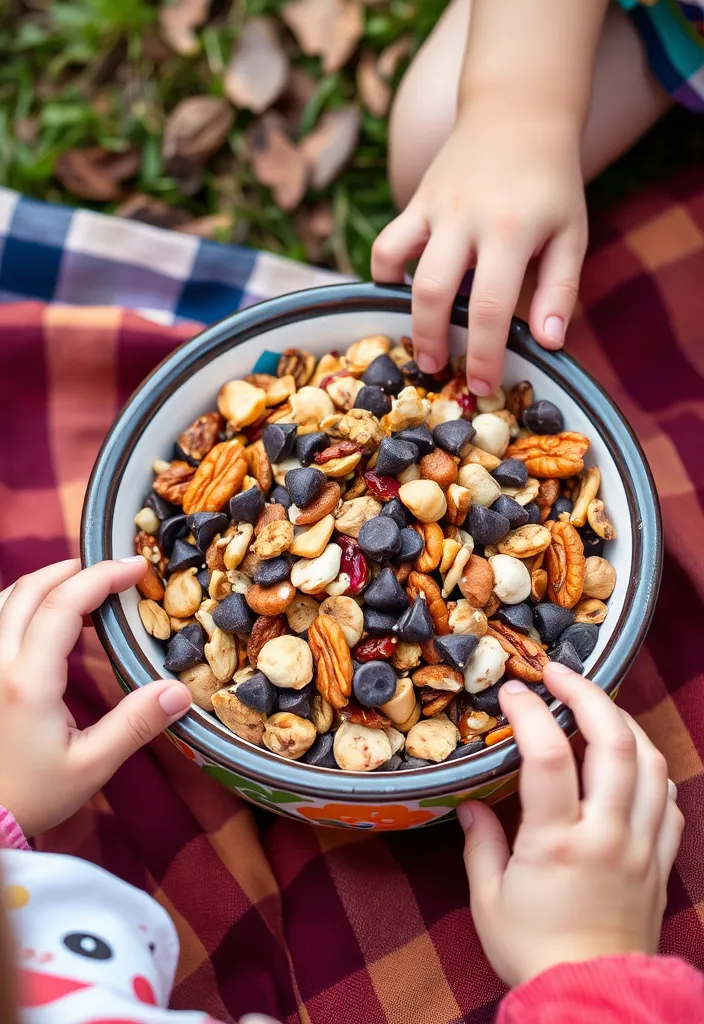 16 Healthy Snack Ideas That Your Kids Will Actually Love (Surprise #8!) - 7. Homemade Trail Mix