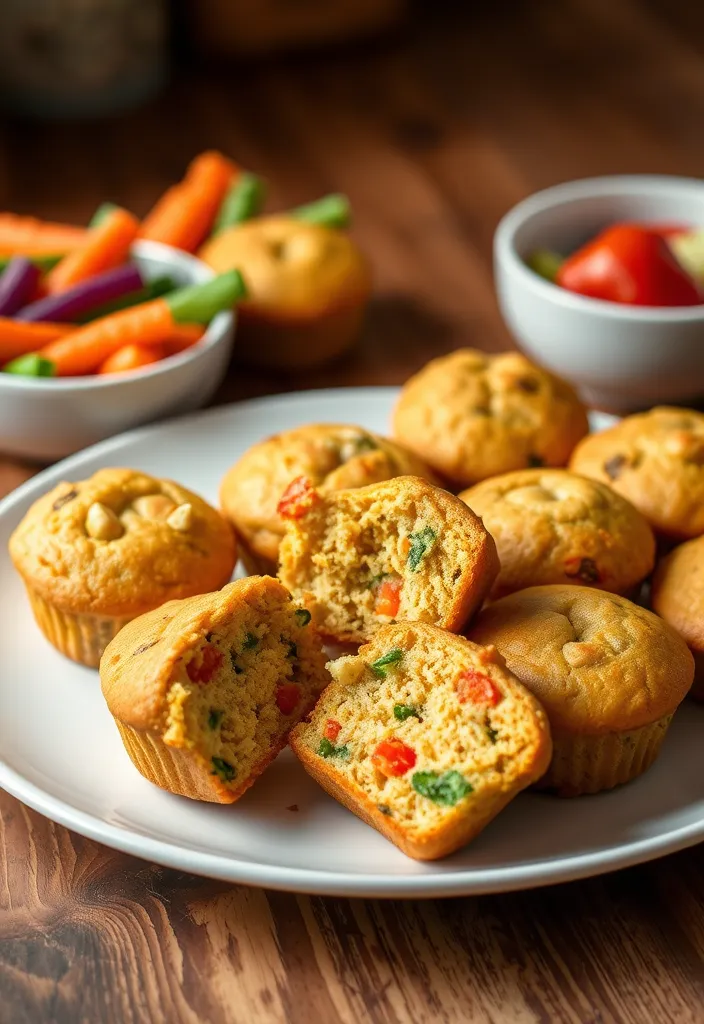 16 Healthy Snack Ideas That Your Kids Will Actually Love (Surprise #8!) - 8. Surprise Veggie Muffins