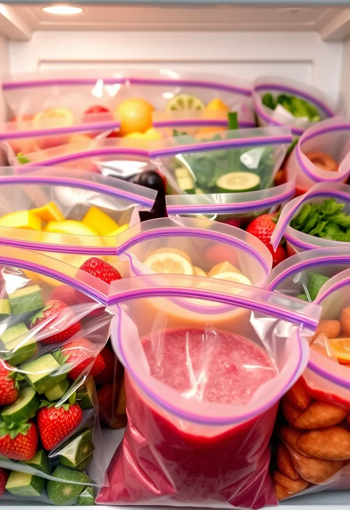 18 Meal Prep Hacks That Will Change Your Weeknight Dinners Forever (You Need to See #12!) - 15. Embrace Freezer-Friendly Smoothies: Quick Breakfasts