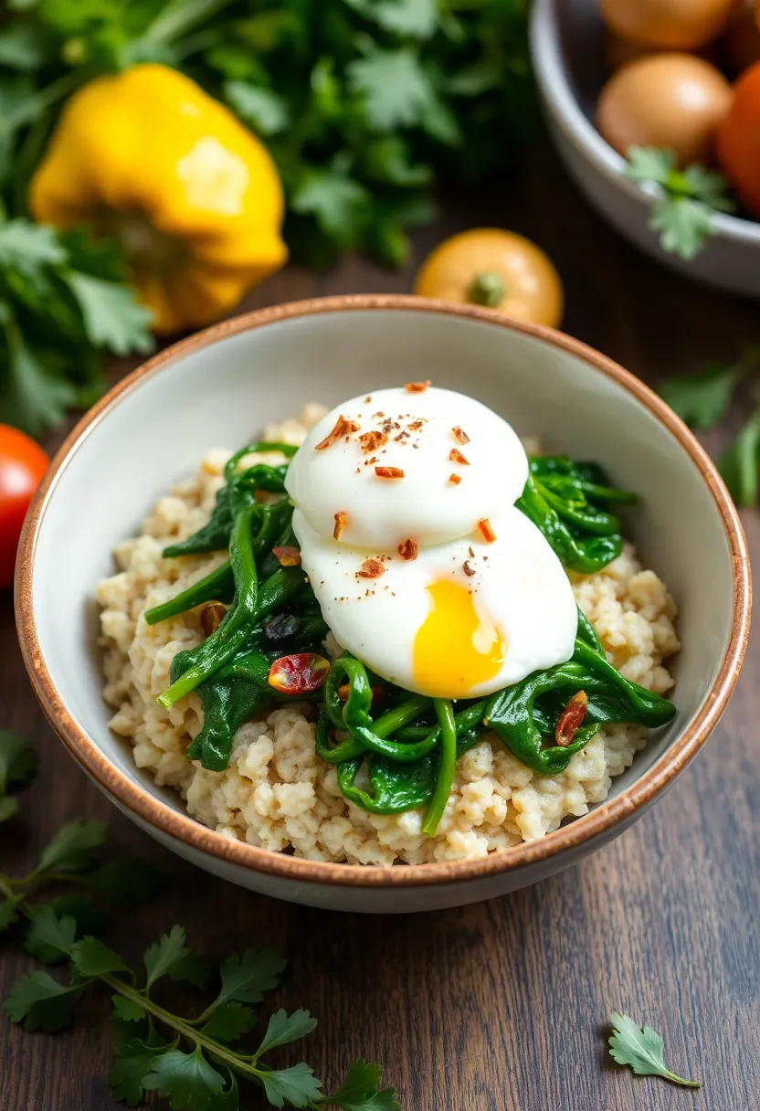 19 Quick Breakfast Ideas That Will Make Mornings a Breeze (Don't Skip #11!) - 11. Savory Oatmeal with Eggs