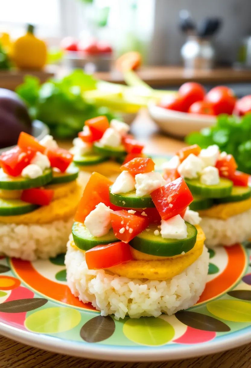 19 Quick Breakfast Ideas That Will Make Mornings a Breeze (Don't Skip #11!) - 16. Rice Cakes with Hummus and Veggies