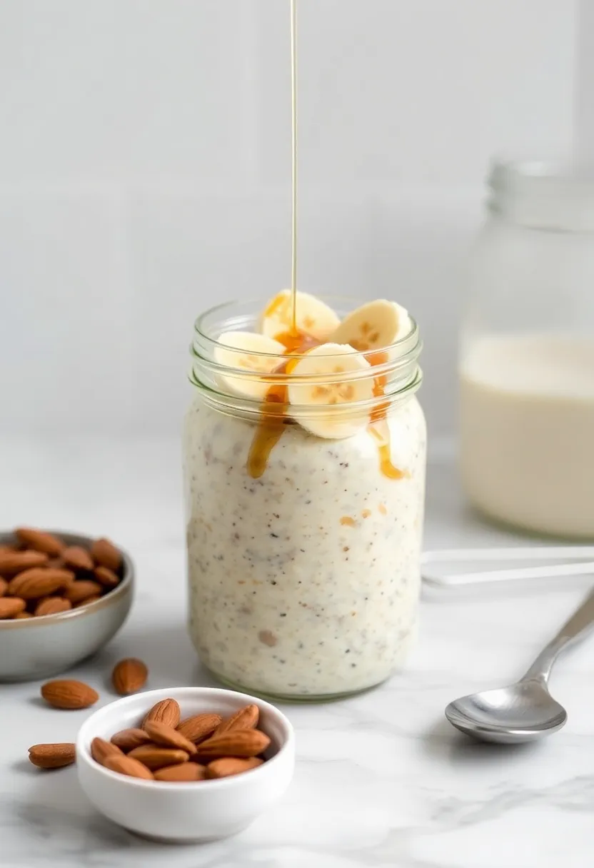 19 Quick Breakfast Ideas That Will Make Mornings a Breeze (Don't Skip #11!) - 2. Overnight Oats with Almond Butter