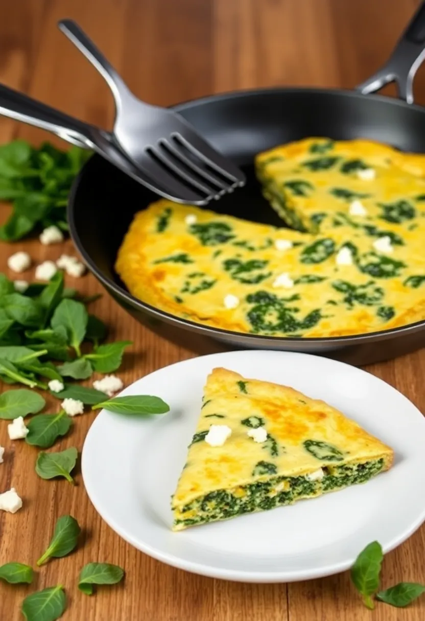 19 Quick Breakfast Ideas That Will Make Mornings a Breeze (Don't Skip #11!) - 5. Spinach and Feta Omelette