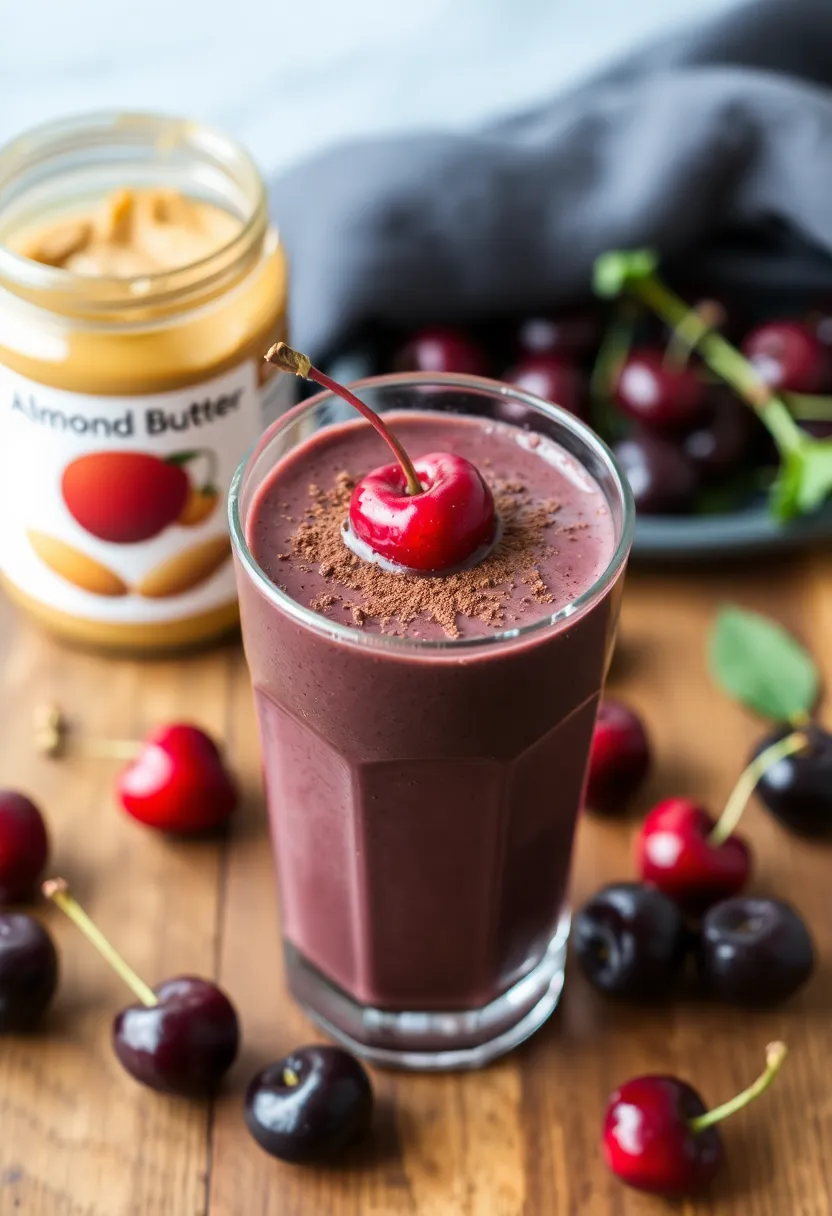 20 Smoothie Recipes That Are So Delicious, You'll Forget They're Healthy (#11 Is a Must-Try!) - 12. Chocolate Cherry Almond Smoothie