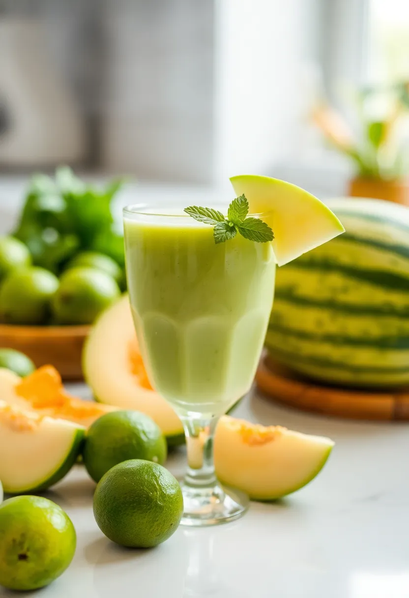 20 Smoothie Recipes That Are So Delicious, You'll Forget They're Healthy (#11 Is a Must-Try!) - 17. Honeydew Melon Smoothie