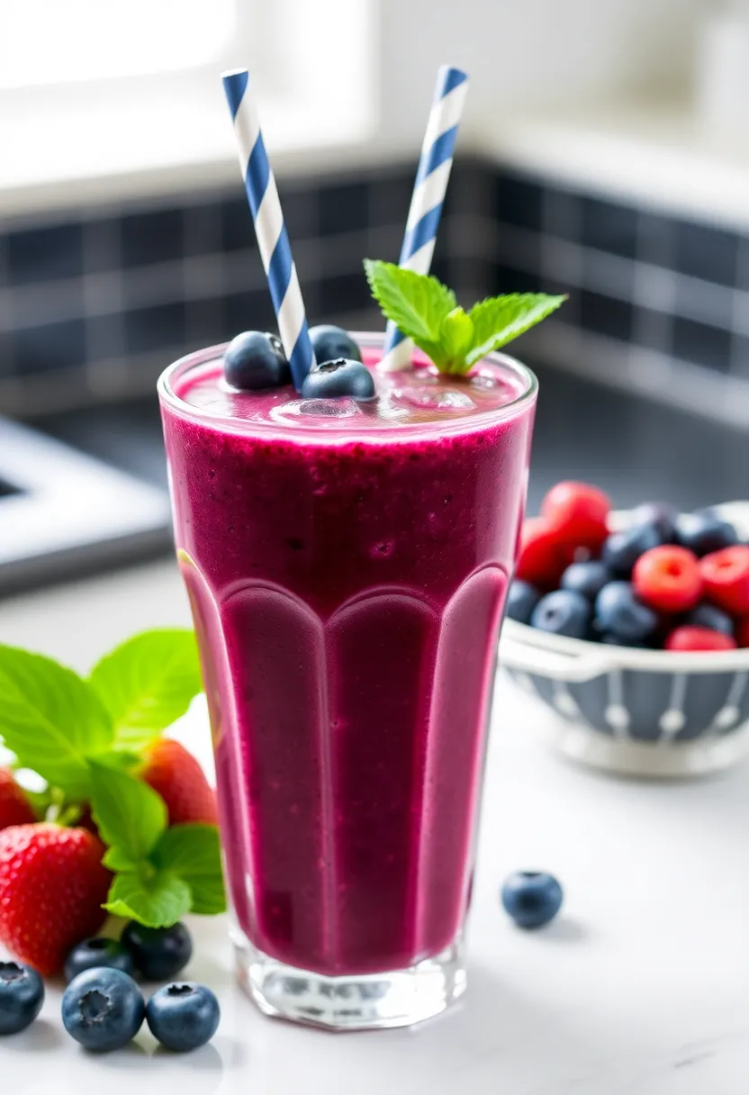 20 Smoothie Recipes That Are So Delicious, You'll Forget They're Healthy (#11 Is a Must-Try!) - 2. Berry Blast Smoothie