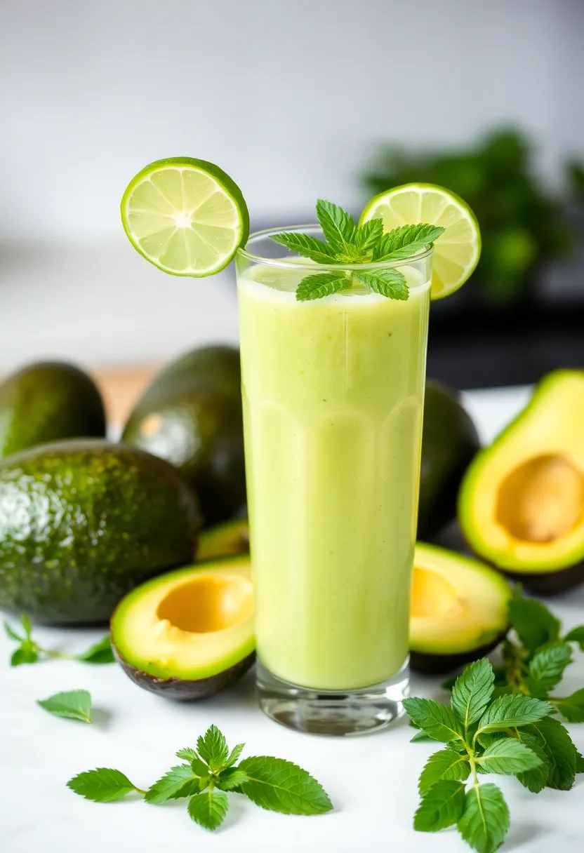 20 Smoothie Recipes That Are So Delicious, You'll Forget They're Healthy (#11 Is a Must-Try!) - 5. Avocado Mint Smoothie