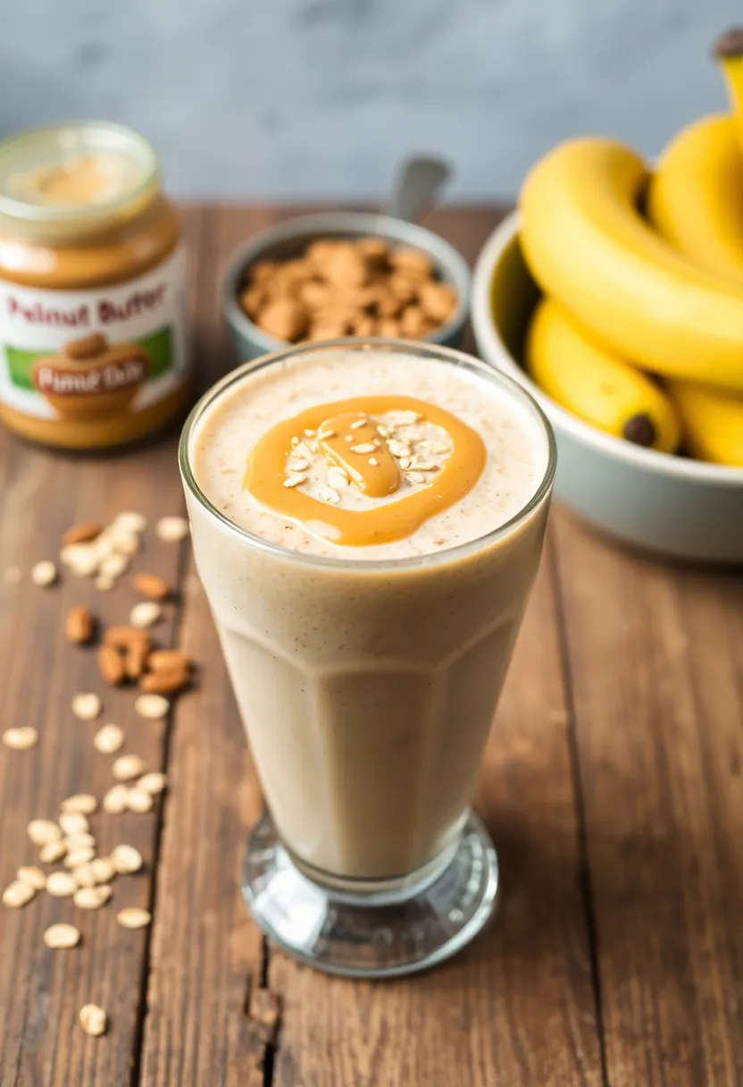 20 Smoothie Recipes That Are So Delicious, You'll Forget They're Healthy (#11 Is a Must-Try!) - 6. Peanut Butter Oatmeal Smoothie