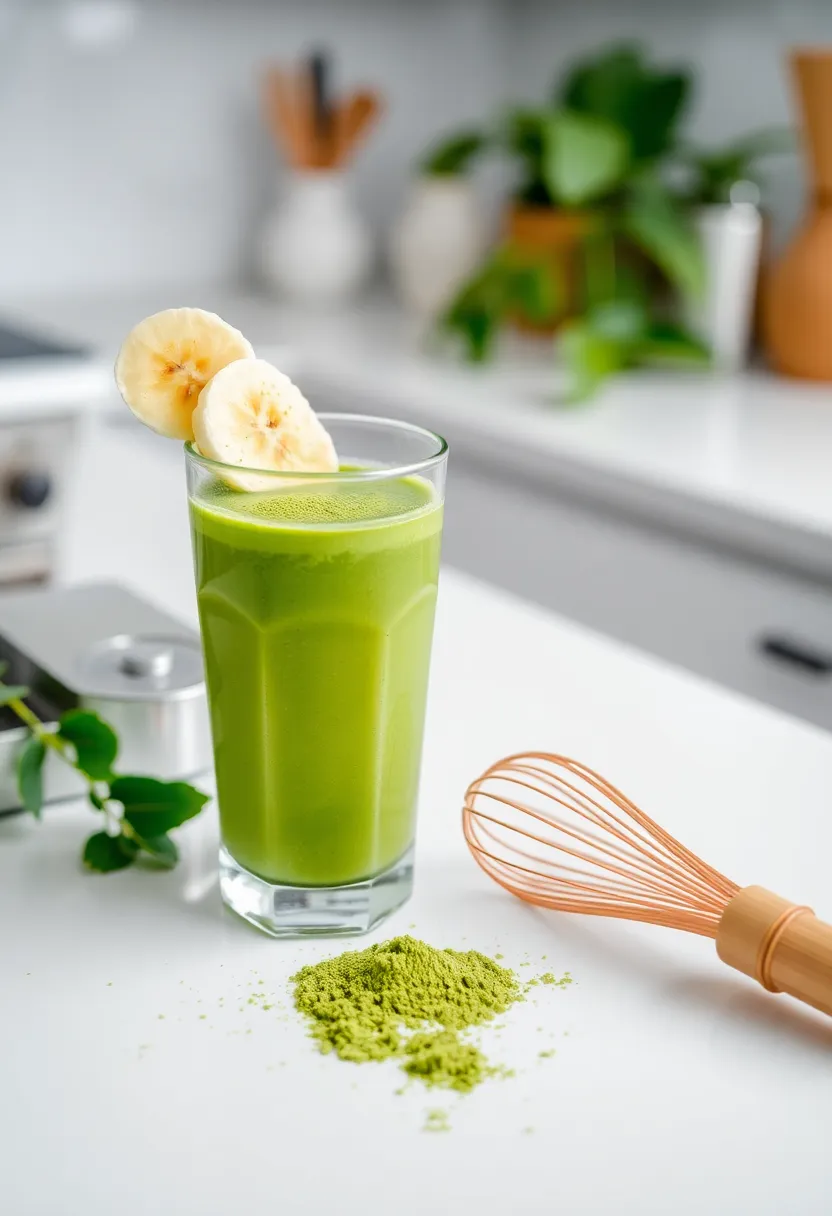 20 Smoothie Recipes That Are So Delicious, You'll Forget They're Healthy (#11 Is a Must-Try!) - 9. Matcha Green Tea Smoothie