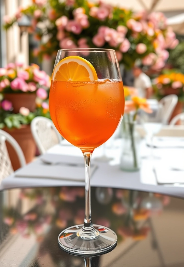 21 Signature Cocktails You Can Make at Home (Your Guests Will Be Impressed!) - 17. Aperol Spritz