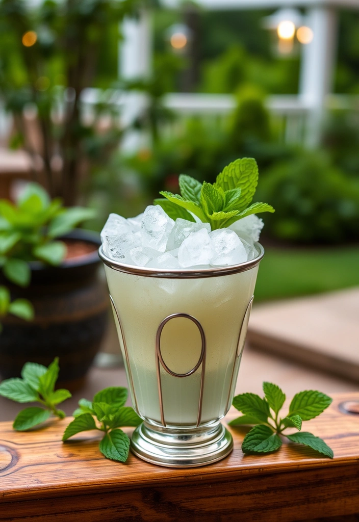 21 Signature Cocktails You Can Make at Home (Your Guests Will Be Impressed!) - 18. Mint Julep