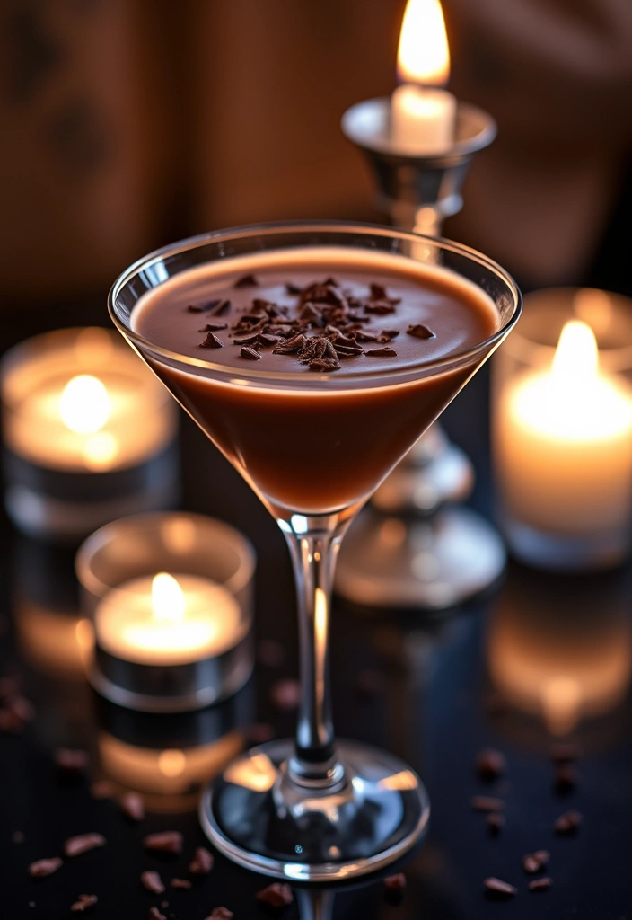 21 Signature Cocktails You Can Make at Home (Your Guests Will Be Impressed!) - 21. Chocolate Martini