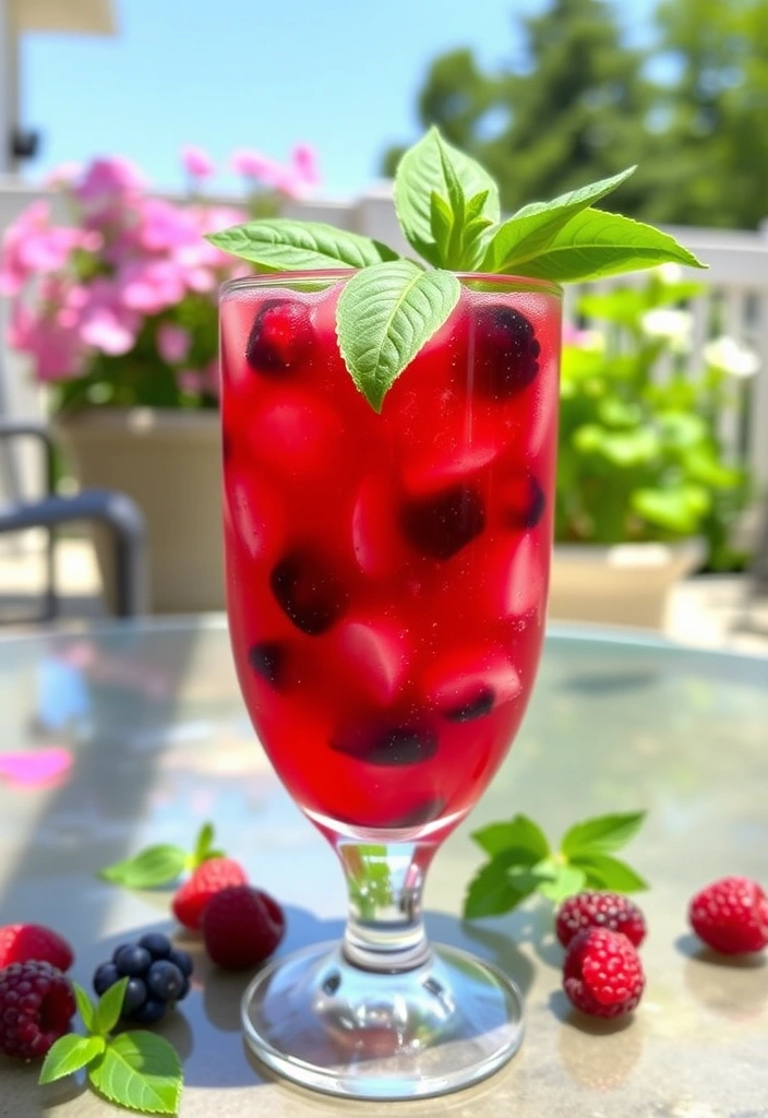 21 Signature Cocktails You Can Make at Home (Your Guests Will Be Impressed!) - 5. Berry Basil Smash