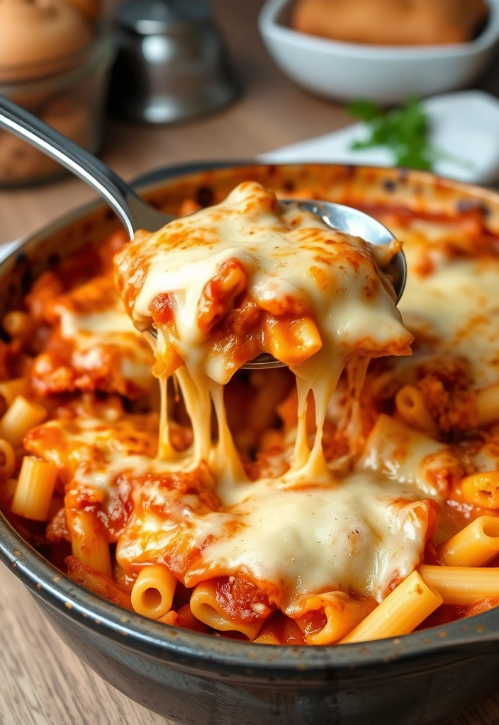 50+ Delicious Meals You Can Make on a Tight Budget - 14. Savory Baked Ziti