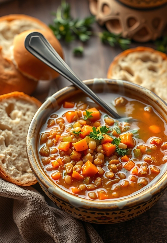 50+ Delicious Meals You Can Make on a Tight Budget - 3. Hearty Lentil Soup