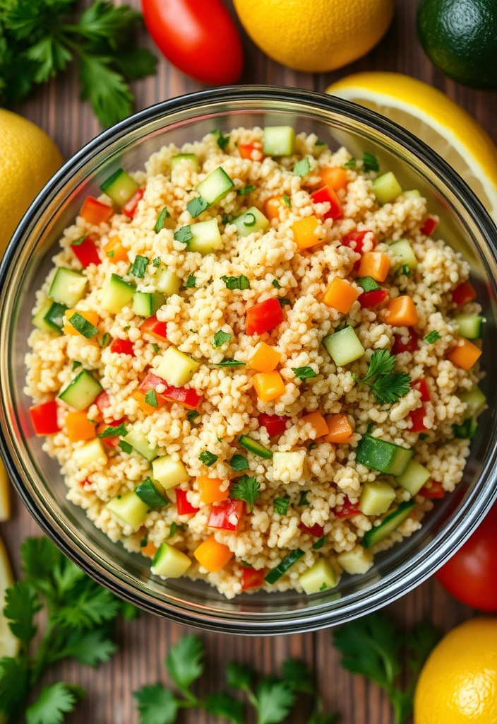 50+ Delicious Meals You Can Make on a Tight Budget - 9. Flavorful Quinoa Salad