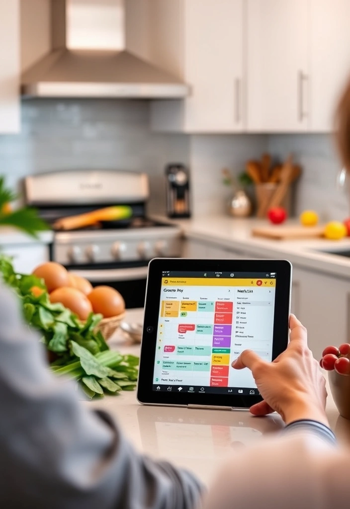 How to Create a Weekly Meal Plan Your Whole Family Will Love - 8. Make Use of Technology