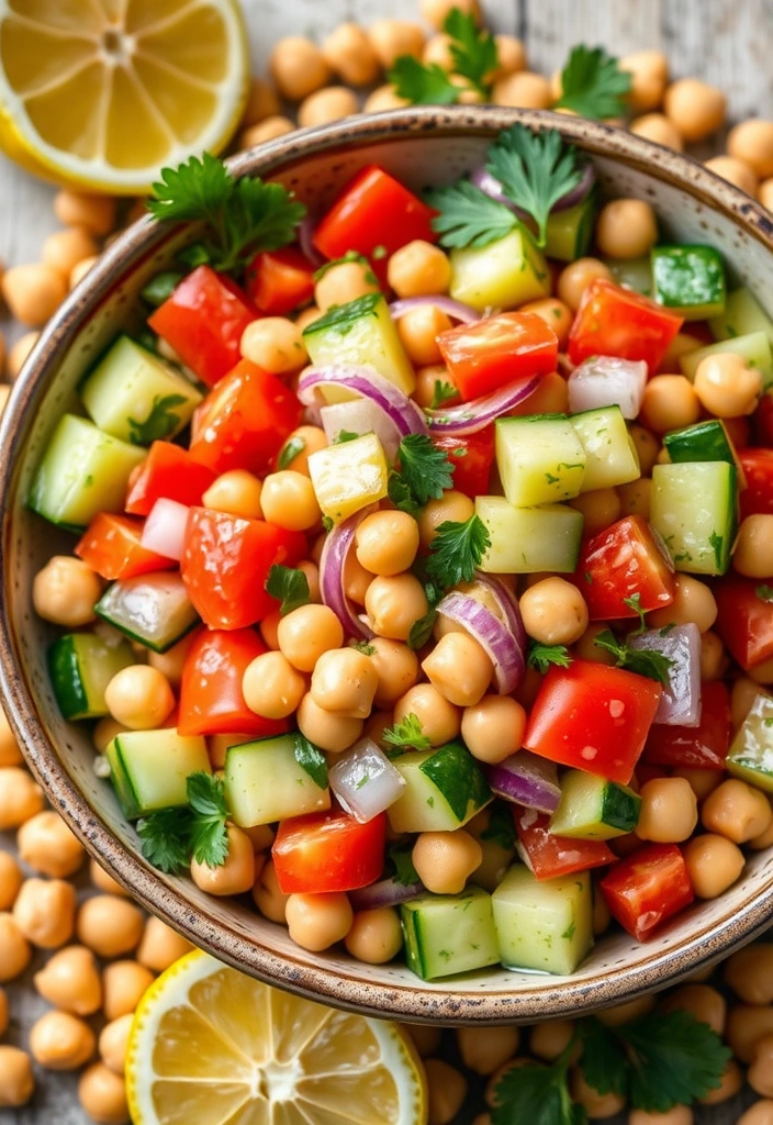 How to Save Money with These Simple and Delicious Recipes - 4. Budget-Friendly Chickpea Salad