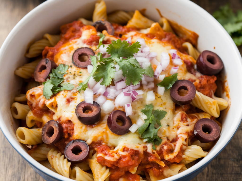 One-Pot Enchilada Pasta