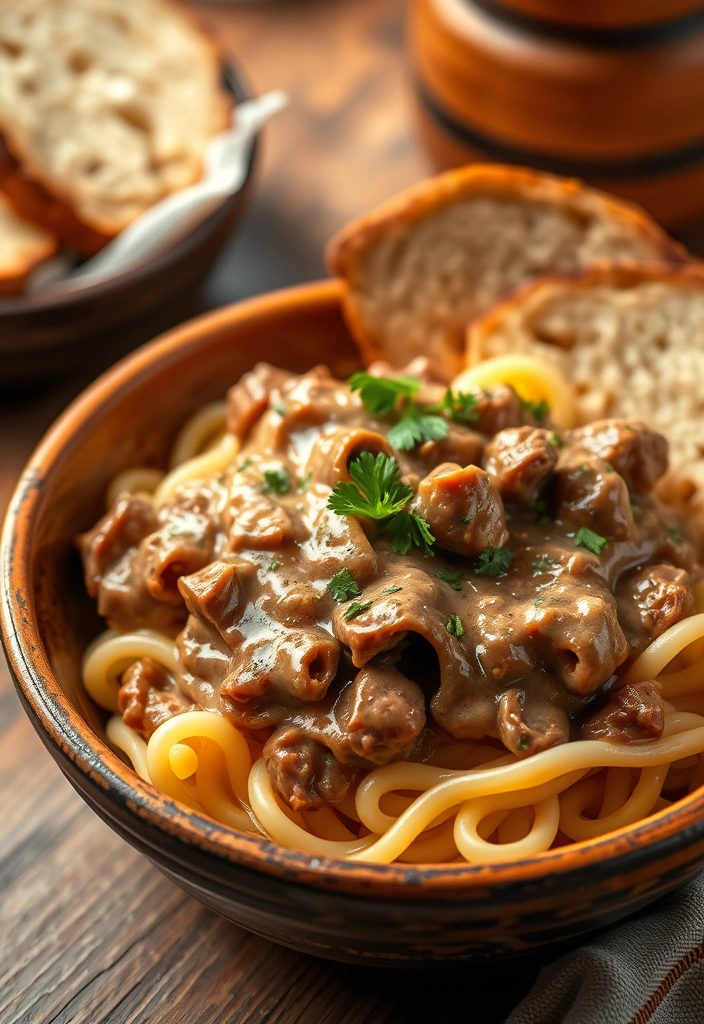 Quick Comfort Food Recipes You Can Make in No Time - 13. Quick Beef Stroganoff