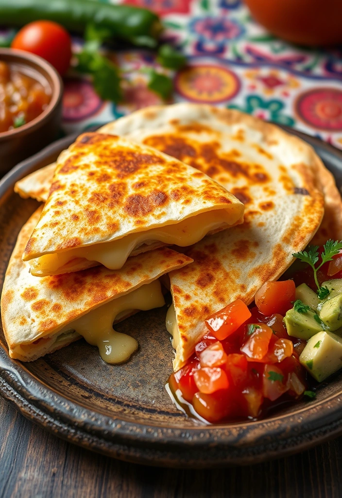 Quick Comfort Food Recipes You Can Make in No Time - 4. Cheesy Quesadillas