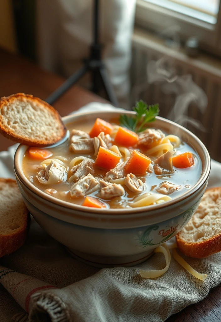 Quick Comfort Food Recipes You Can Make in No Time - 5. Quick Chicken Noodle Soup