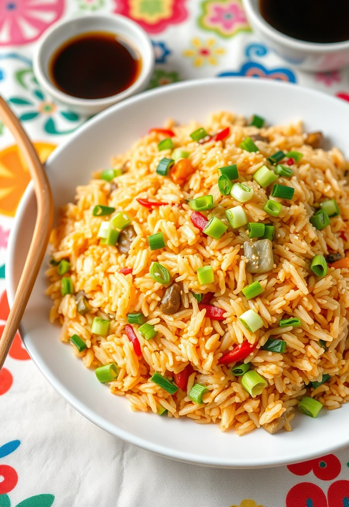 Quick Comfort Food Recipes You Can Make in No Time - 6. Savory Fried Rice