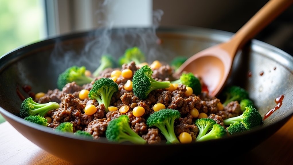 beef and broccoli stir fry