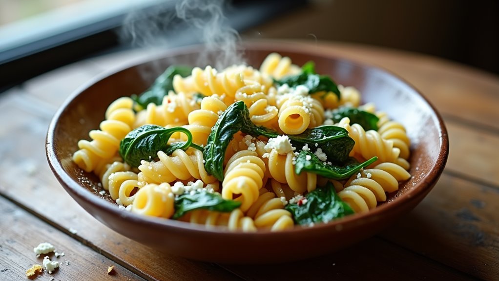 creamy spinach feta dish