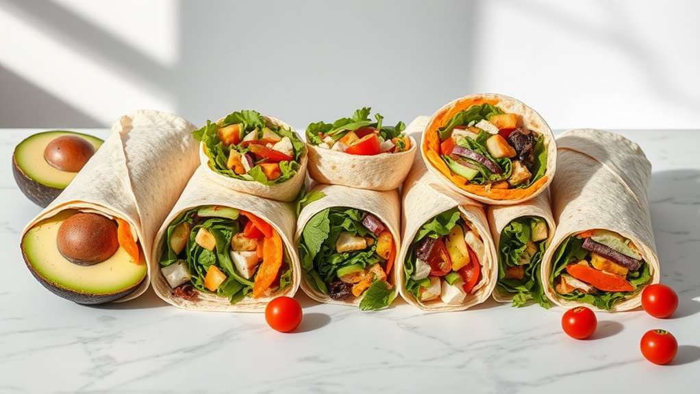 delicious and creative wraps