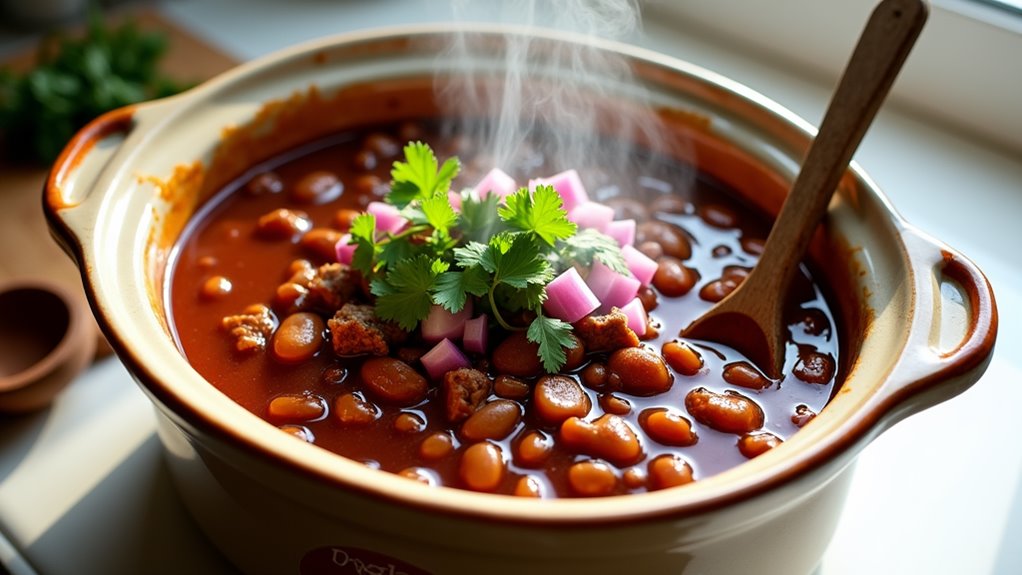 hearty slow cooker chili