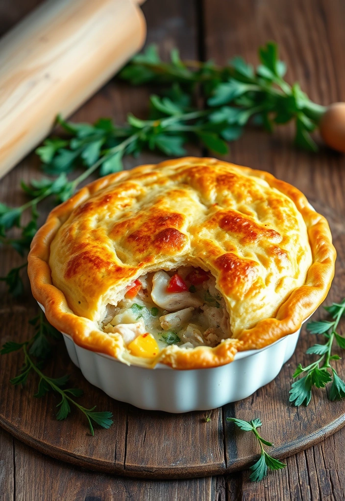 10 Affordable Comfort Foods That'll Satisfy Your Cravings Without Breaking the Bank! - 2. Hearty Chicken Pot Pie