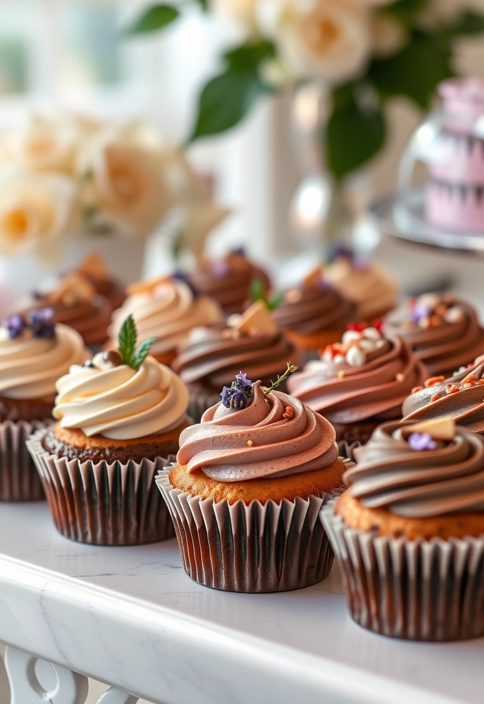 10 Creative Ways to Decorate Cupcakes Like a Pro - 10. Gourmet Flavors and Infusions