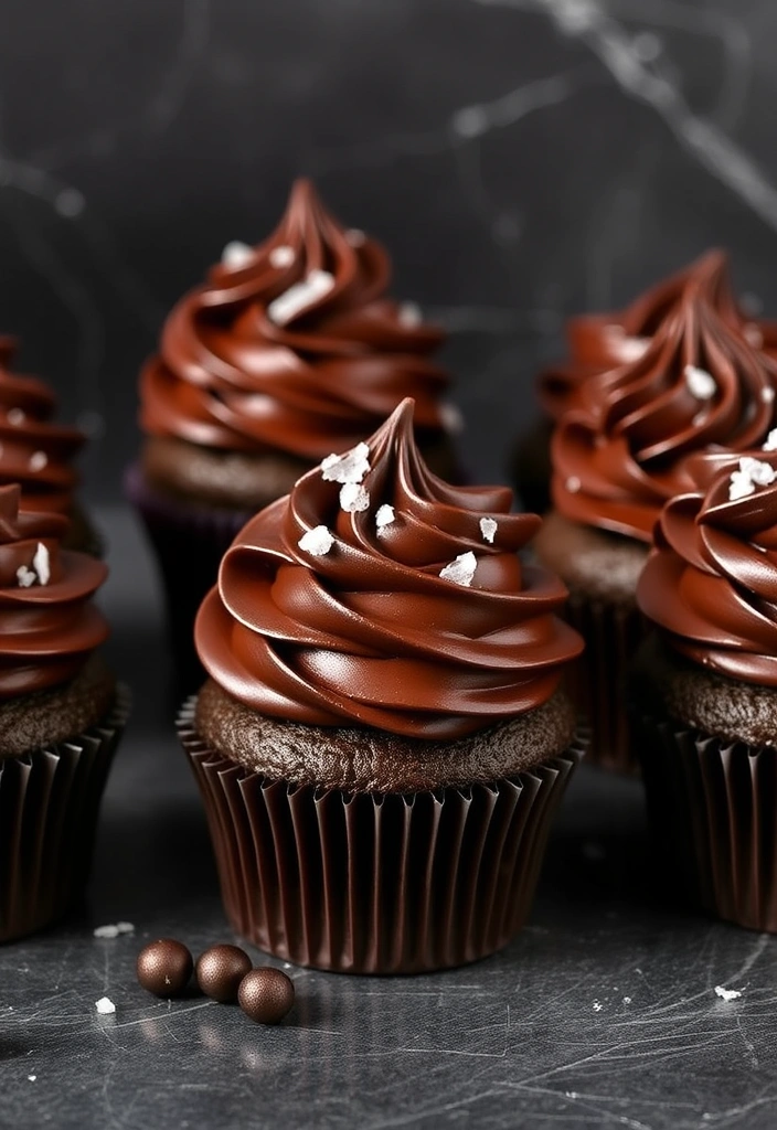 10 Creative Ways to Decorate Cupcakes Like a Pro - 3. Chocolate Drizzle Elegance