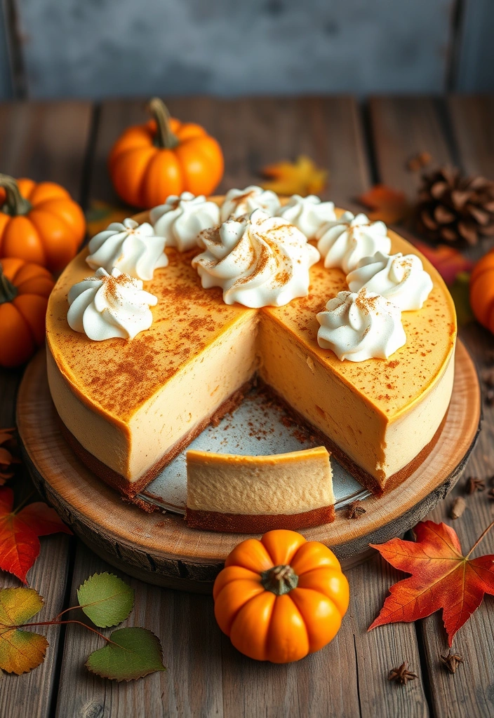 10 Decadent Cheesecake Recipes You’ll Want to Make Tonight - 5. Pumpkin Spice Cheesecake