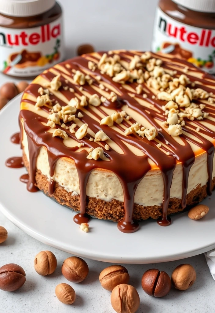 10 Decadent Cheesecake Recipes You’ll Want to Make Tonight - 9. Nutella Cheesecake