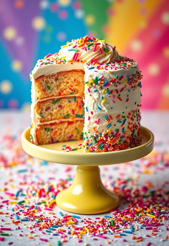 10 Decadent Layer Cakes That Are Easier Than They Look - 4. Funfetti Layer Cake