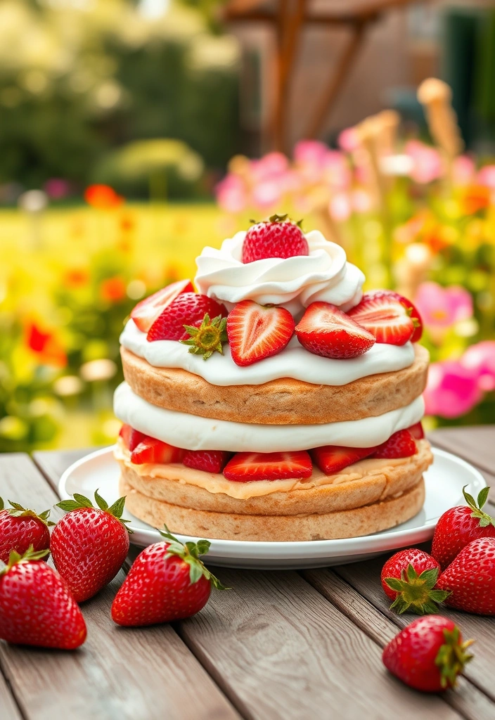 10 Decadent Layer Cakes That Are Easier Than They Look - 5. Strawberry Shortcake Layer Cake