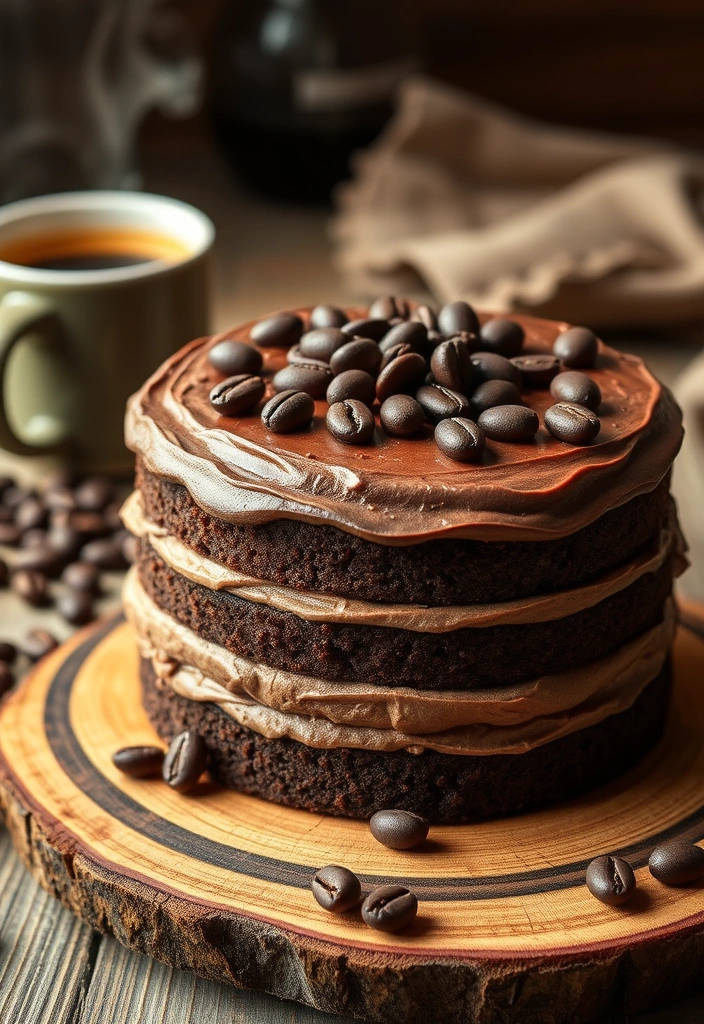 10 Decadent Layer Cakes That Are Easier Than They Look - 6. Mocha Layer Cake