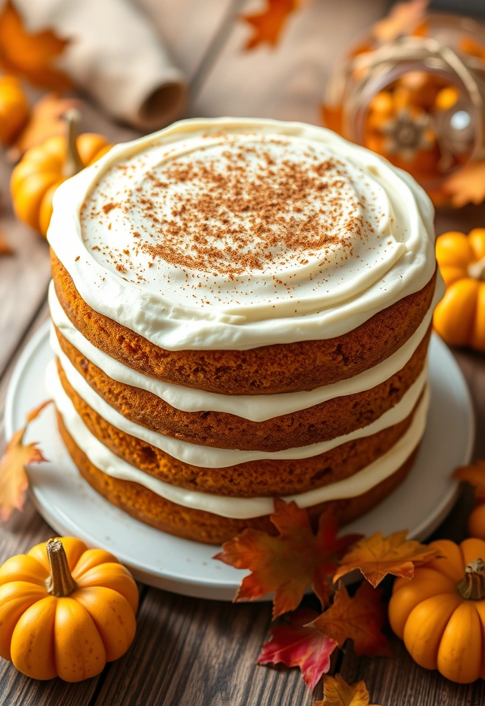 10 Decadent Layer Cakes That Are Easier Than They Look - 8. Spiced Pumpkin Layer Cake