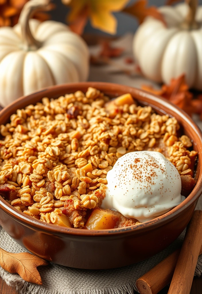 10 Dessert Recipes That Only Require One Bowl - 4. One-Bowl Apple Crisp