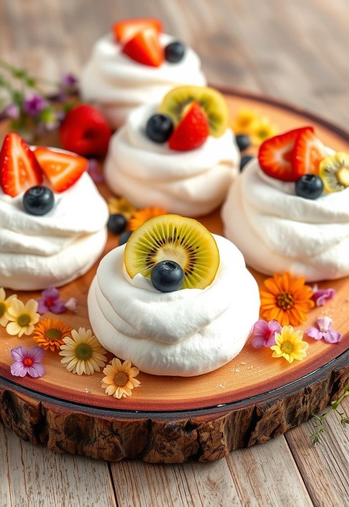 10 Desserts That Will Impress Your Guests - 3. Mini Pavlovas with Fresh Fruit