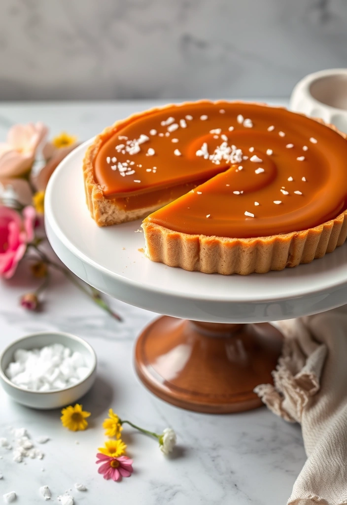 10 Desserts That Will Impress Your Guests - 4. Salted Caramel Tart